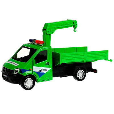 Игрушка машинка металлическая Газель Next Манипулятор Технопарк NEXTBOARD-15TOW-GNWH 1
